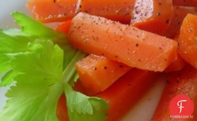 Cenouras Cristalizadas