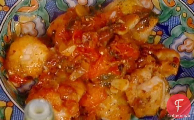 Peixe-macaco cozido no vapor: Polpo em Umido
