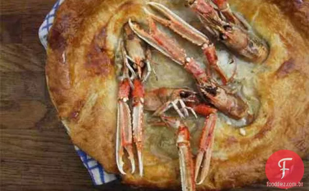 Torta Stargazy Com Tamboril E Langoustine