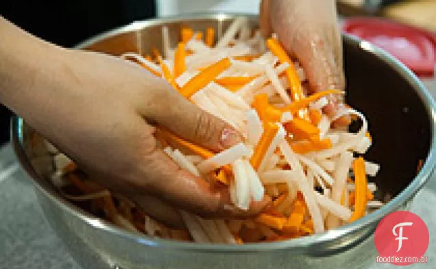 Daikon Vietnamita E Picles De Cenoura