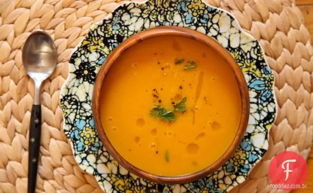 Cenoura Maçã Gengibre Sopa