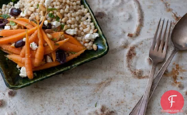 Receita Marroquina Da Salada Da Cenoura Do Bebê