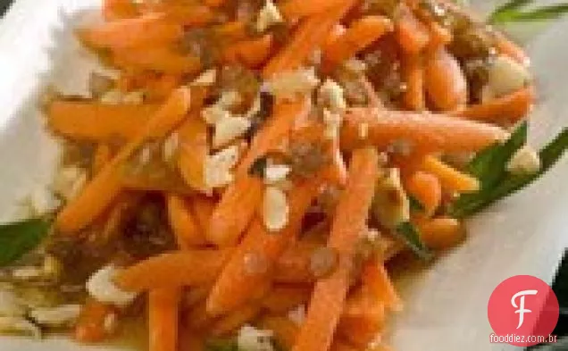 Espetacular Marsala Vitrificada Cenouras Com Avelãs