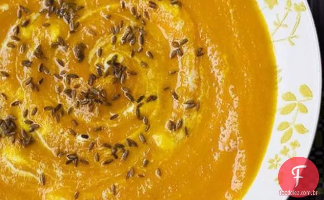 Sopa De Cenoura E Laranja Com Mel