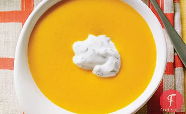 Sopa De Coco De Cenoura Com Curry