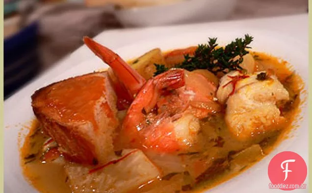 Meu peixe simplificado Bouillabaisse - Ma bouillabaisse versão simplifiée