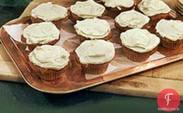 Cenoura Gengibre Cupcakes