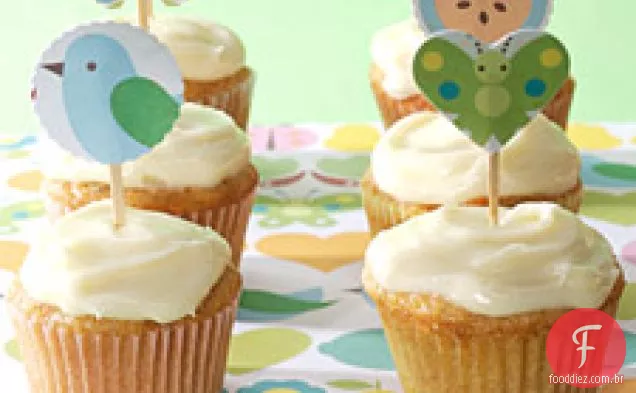 Bolo de cenoura mini Cupcakes