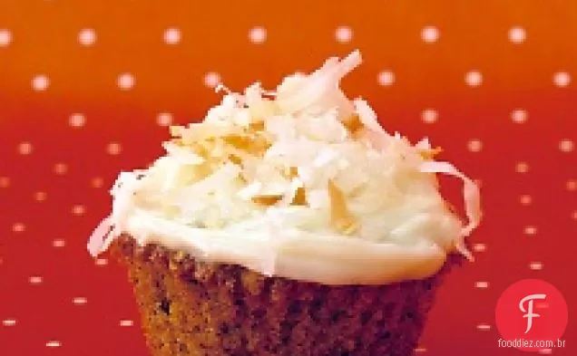 Cupcakes De Cenoura Com Cobertura De Cream Cheese