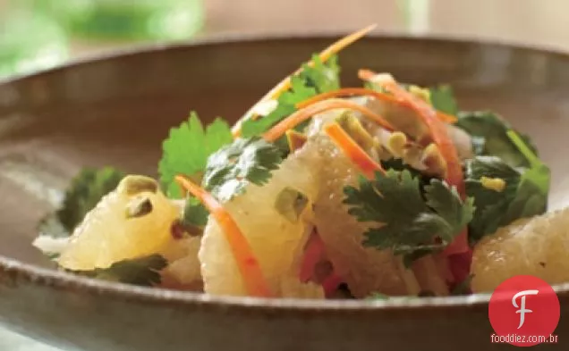 Salada De Toranja Jicama Com Pistache