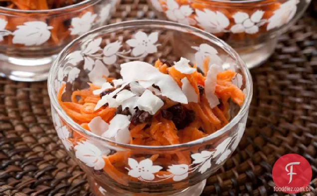 Salada De Cenoura Saudável E Celestial