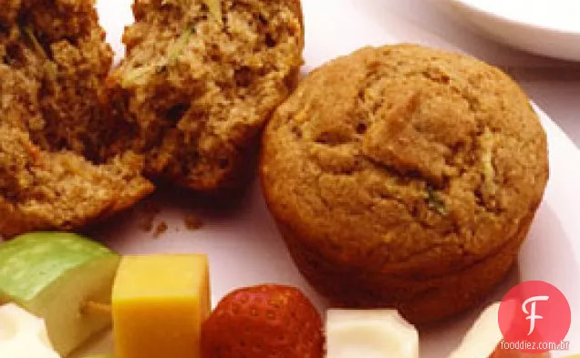 Muffins De Abobrinha De Cenoura