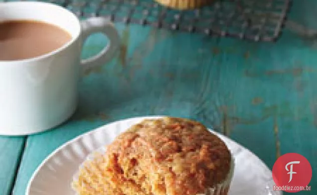 Muffins de canela e cenoura