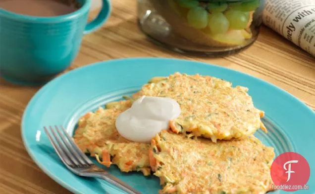 Latkes De Abobrinha E Cenoura