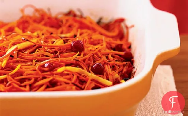 Cenoura-Cranberry Gratinado