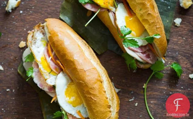 Receita vietnamita de Ovo Frito Banh Mi (banh Mi Trung Op La) - 