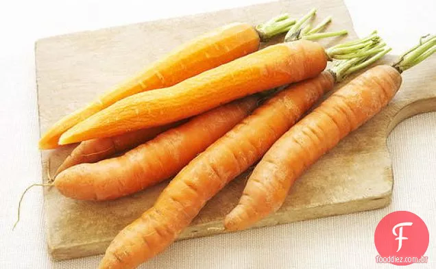 Daikon ralado e salada de cenoura