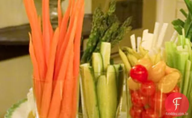 Crudites Com Molho De Pimenta Leitelho