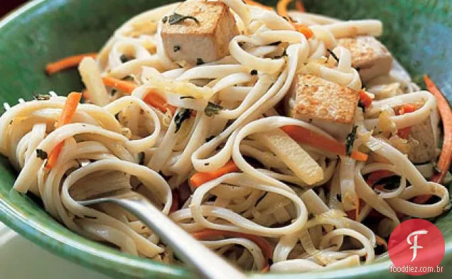 Macarrão Udon frito com Molho Teriyaki