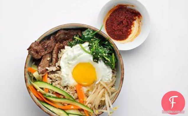 Bi Bim Bap Com Carne Bulgogi