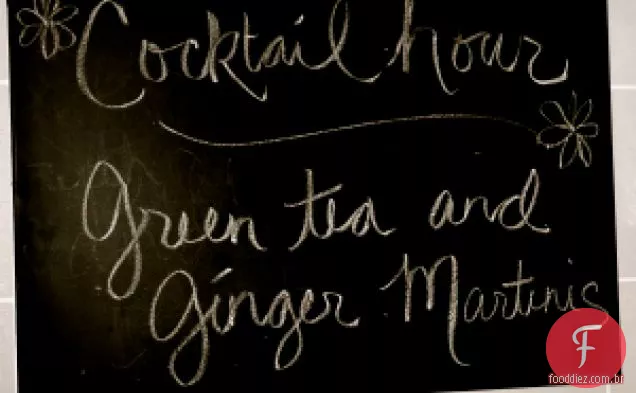 Chá Verde E Gengibre Martini