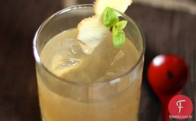 Japonês Yuzu E Gengibre Cocktail