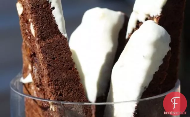 Chocolate, Avelã E Gengibre Biscotti