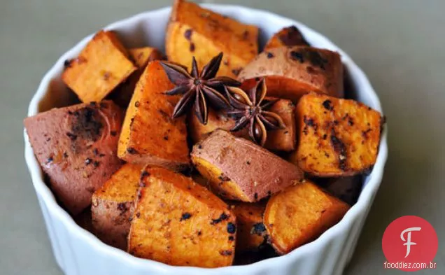 Batata-Doce Com Anis Estrelado, Gengibre E Limão