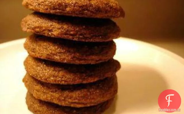 Biscoitos de gengibre e melaço
