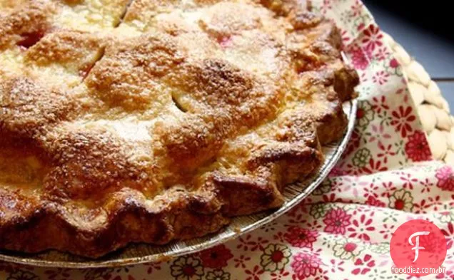 Torta de gengibre morango sem glúten