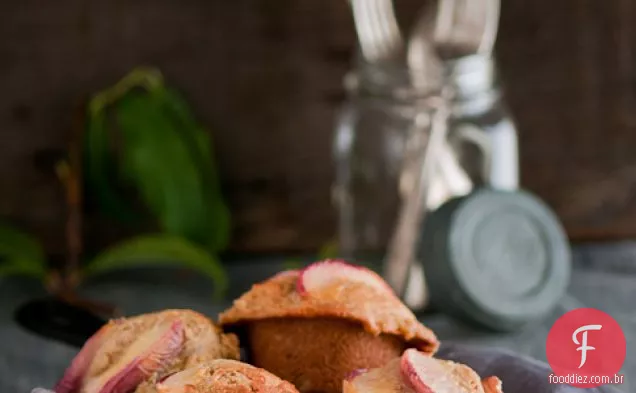 Receita De Muffin De Gengibre E Pêssego Branco