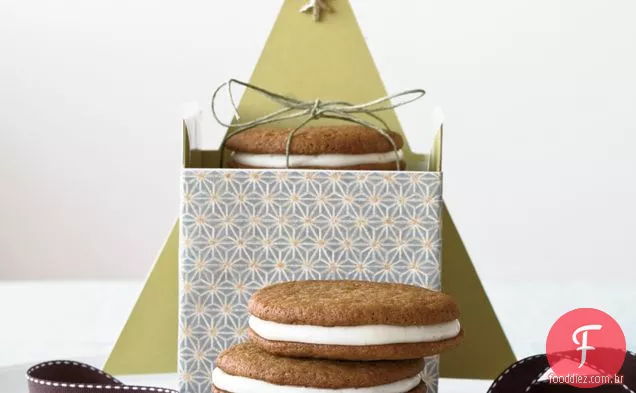 Biscoitos Sanduíche De Gengibre
