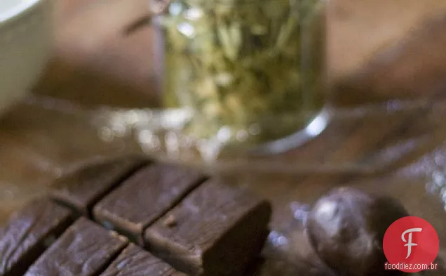 Gengibre Branco Chocolate Blondies