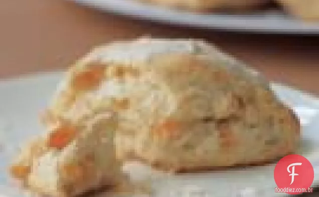 Scones de damasco-gengibre