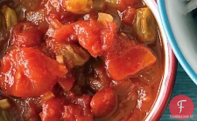 Chutney de tomate e gengibre
