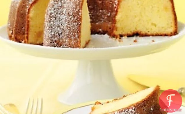 Bolo Bundt limão-gengibre