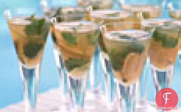 Tomato Ginger Gelée Clam Shooters