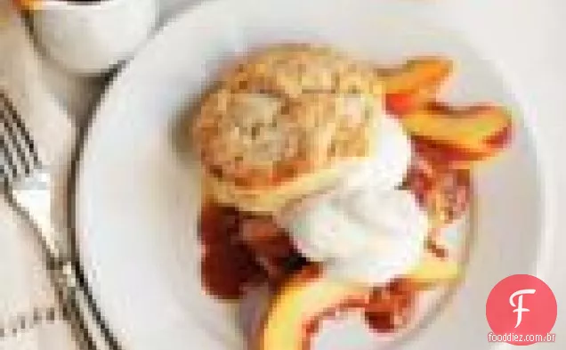 Pêssego Fresco E Gengibre Cristalizado Shortcakes