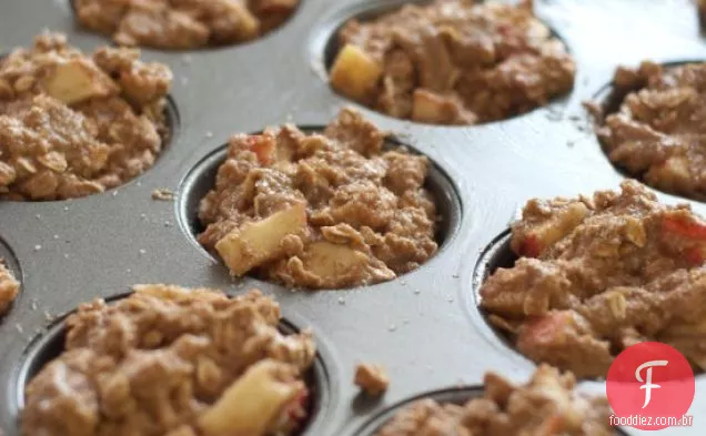 Muffins De Aveia De Maçã