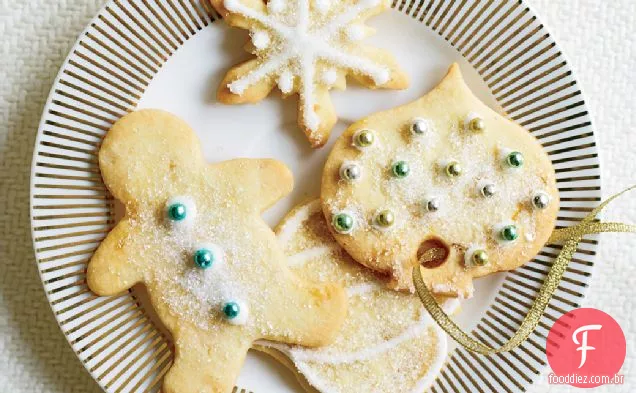 Biscoitos De Açúcar Cravejados De Gengibre