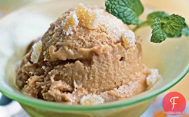 Goiaba-Gelato De Gengibre Cristalizado