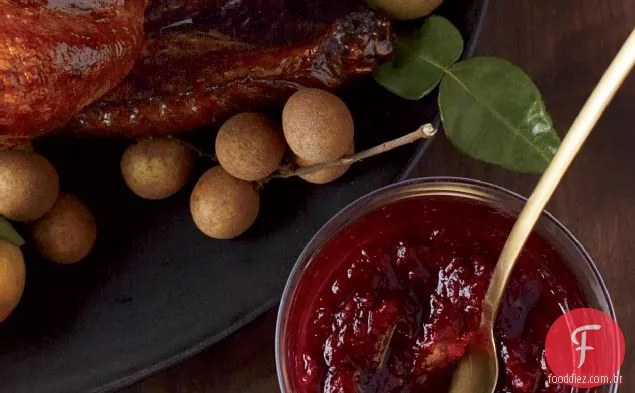 Cranberry, gengibre e Chutney Laranja