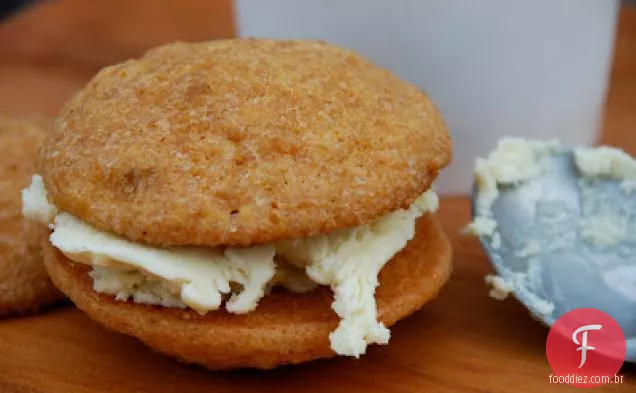 Biscoitos de gengibre cristalizados com batata-doce
