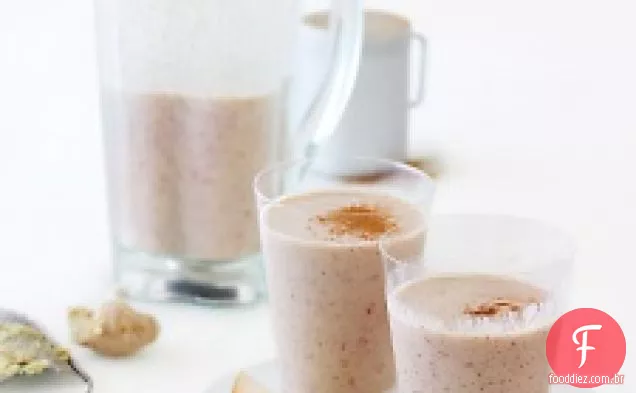 Pera, Aveia, Canela E Gengibre Shakes
