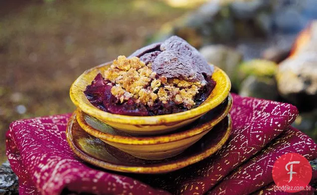 Gingered Berry Crumble