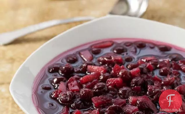 Cranberry, Maçã E Gengibre Chutney