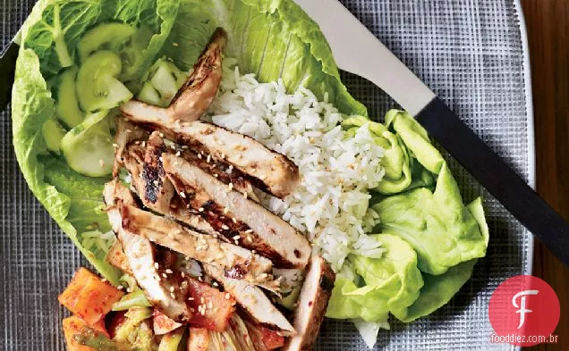 Frango Ao Estilo Bulgogi Marinado Com Gengibre