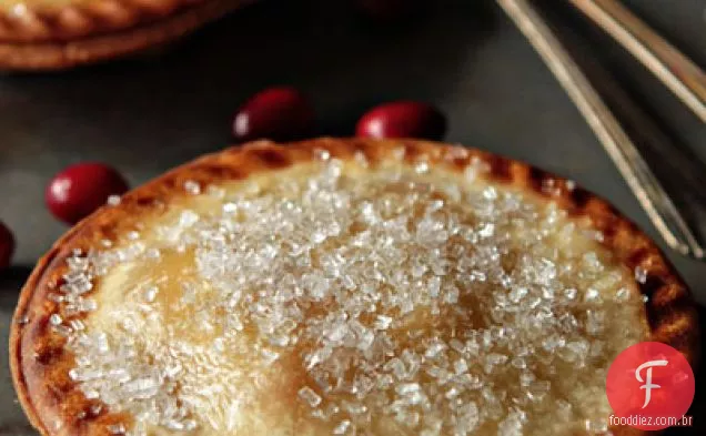 Tortas Individuais De Pêra E Cranberry