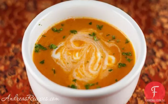 Sopa De Gengibre Cenoura