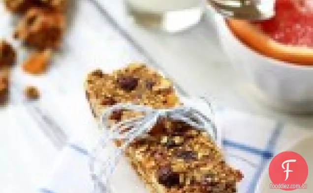Barras De Granola De Melaço E Gengibre